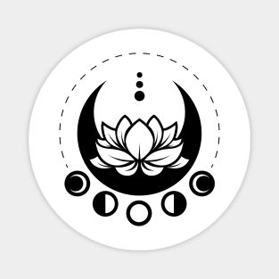 Lunar Lotus Magnet